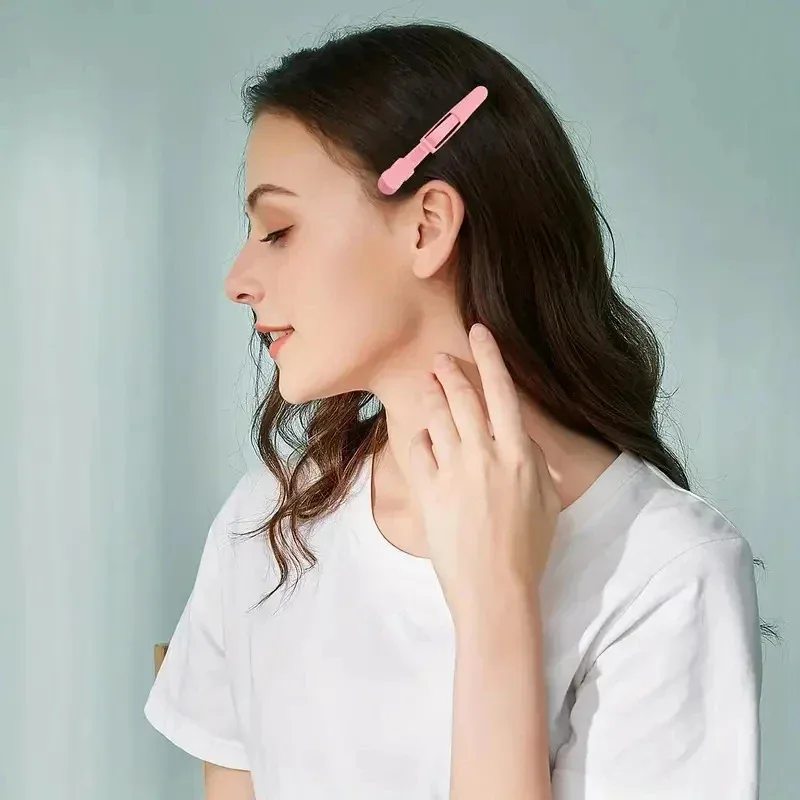 ​​5-30Pieces Crocodile clip Plastic Anti-Slip Hair Clip Black/Pink/White Durable Hairpin Hair Styling Accessories Unisex​
