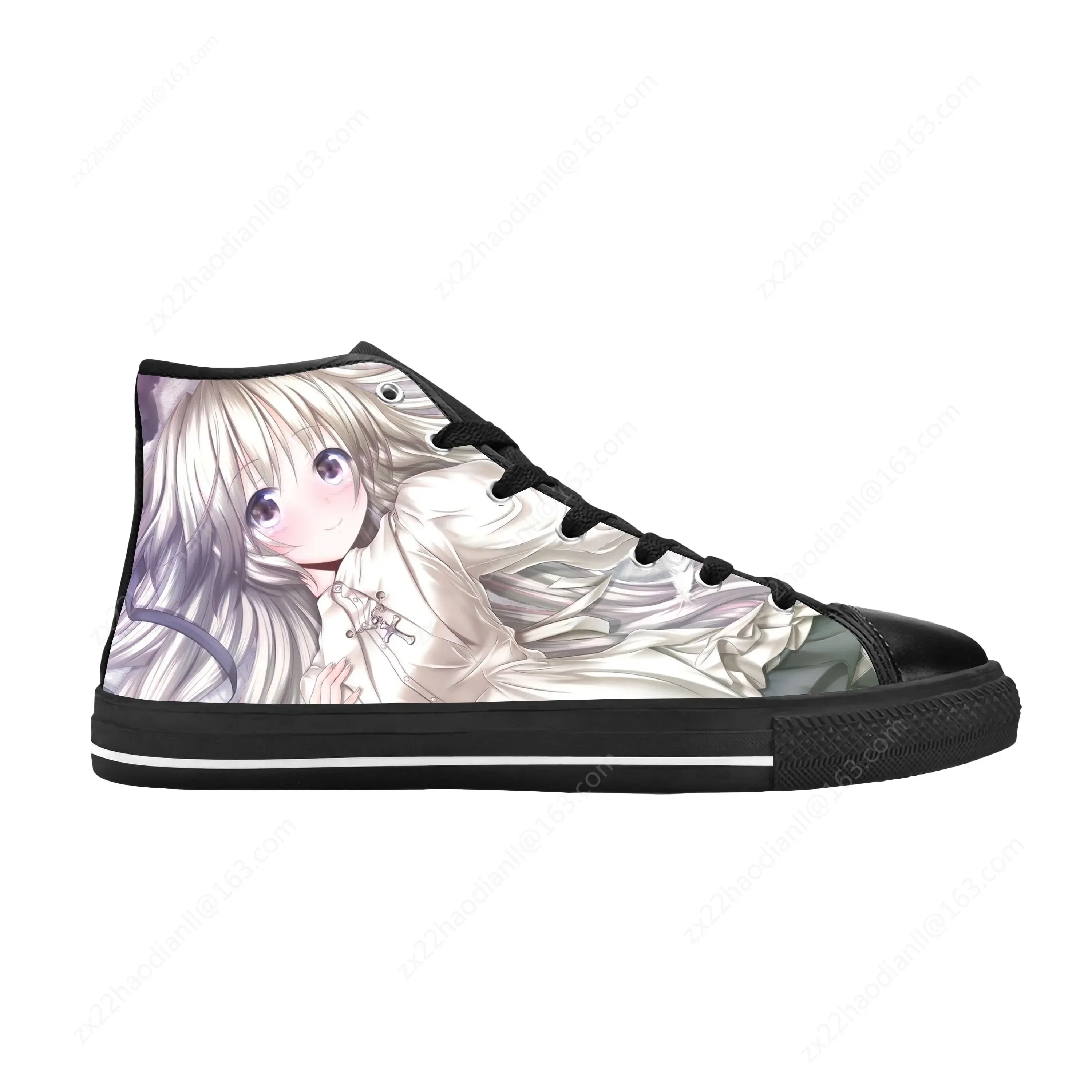 Japanese Anime Manga Yosuga No Sora Kasugano Sora Casual Cloth Shoes High Top Comfortable Breathable 3D Print Men Women Sneakers