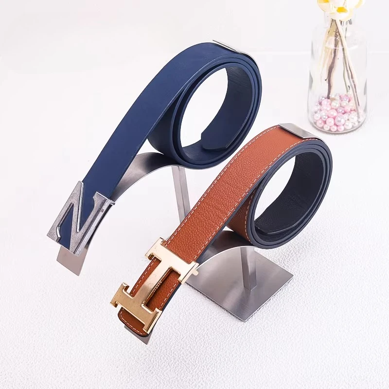 Stainless Steel Belt Display Stand High-end Men Wallet Showcase Fixture Retail Store Organizer Holder Merchandise Shelf Hanger