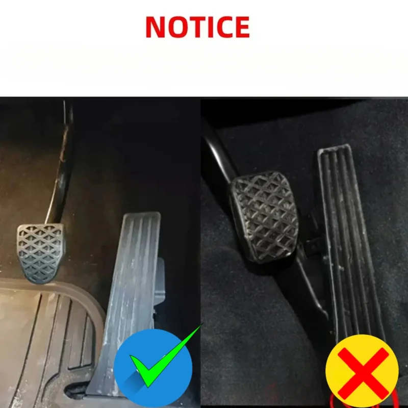 RHD for BMW M2 M3 M4 M5 M6 I3 I8 16-17 Car Gas Brake Pedal Non Slip Pedal Covers Stainless Steel