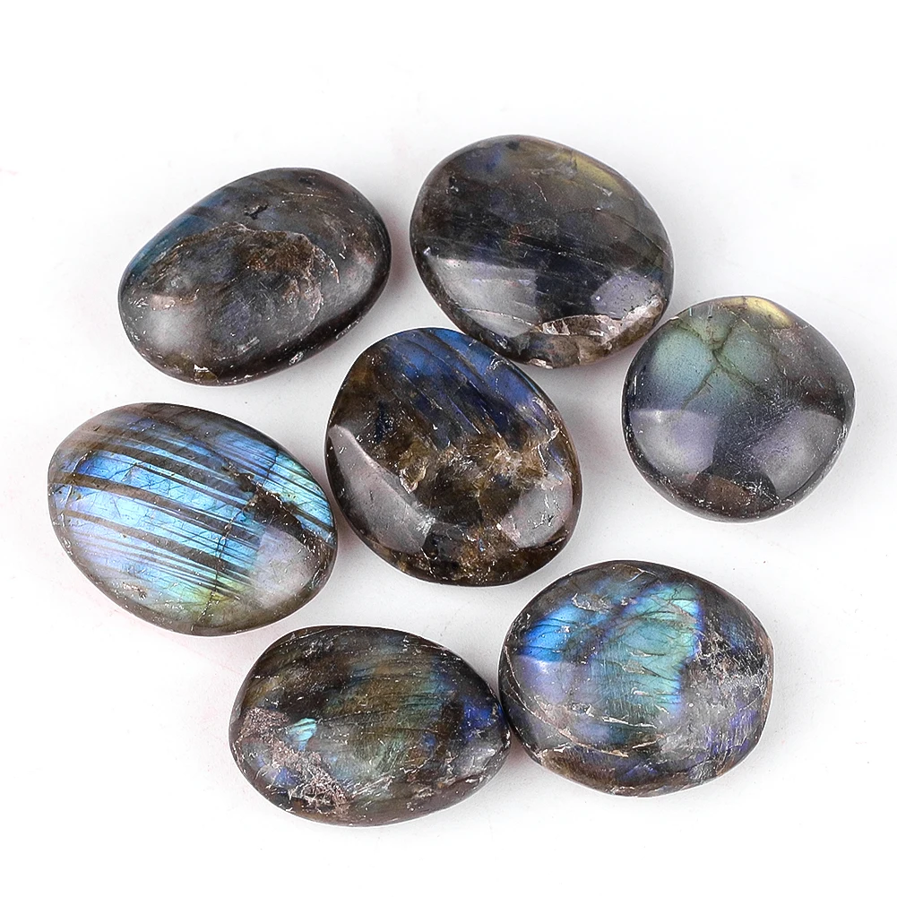 2,5-3cm unregelmäßig Labradorit Perle natürlichen Mondstein Kristall Heilung Meditation Fengshui Brief besch werer Schmuck Zubehör – Detail 6