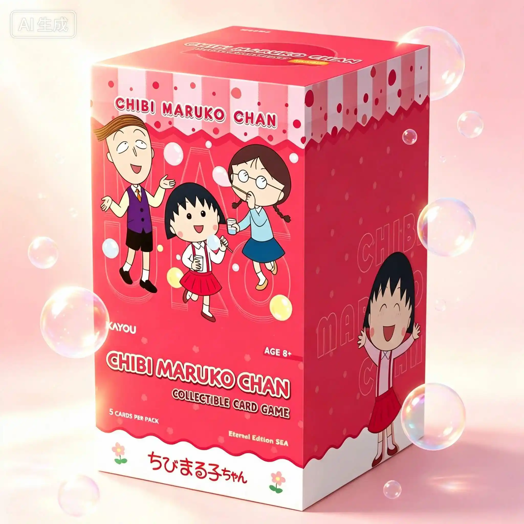 Kayou Genuine Chibi Maruko Chan-Collectible Card Game-Eternal Edition Sea-Series 1 Toy Collection Card Anime Toys Gift Anime Toy