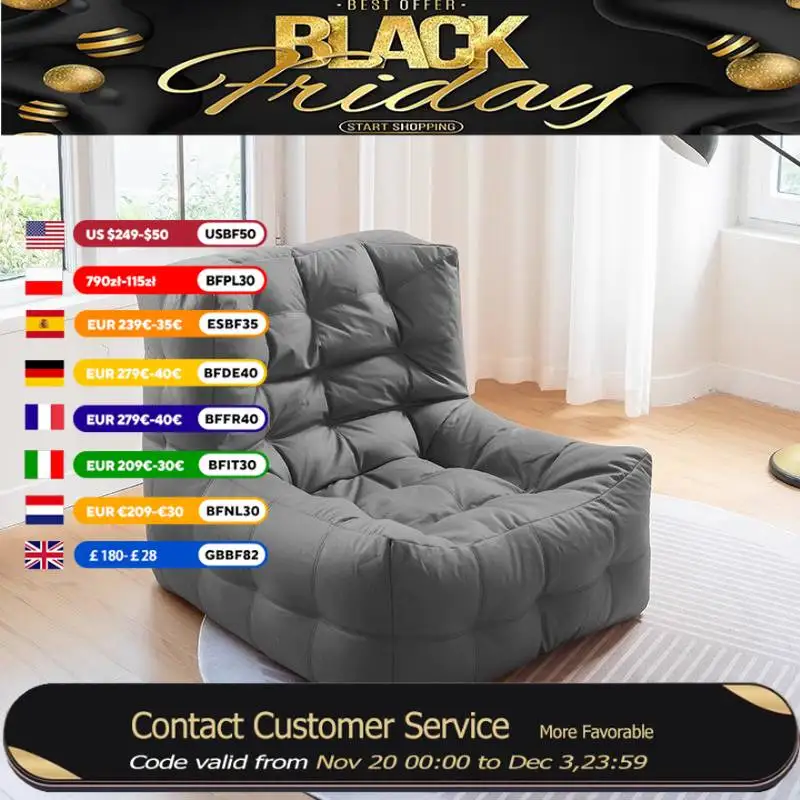 

Комфортные большие сжатые стулья для гостиной, минималистичный пол, игровые стулья для спальни, ленивый современный удобный Sillas Nordicas, мебель для дома