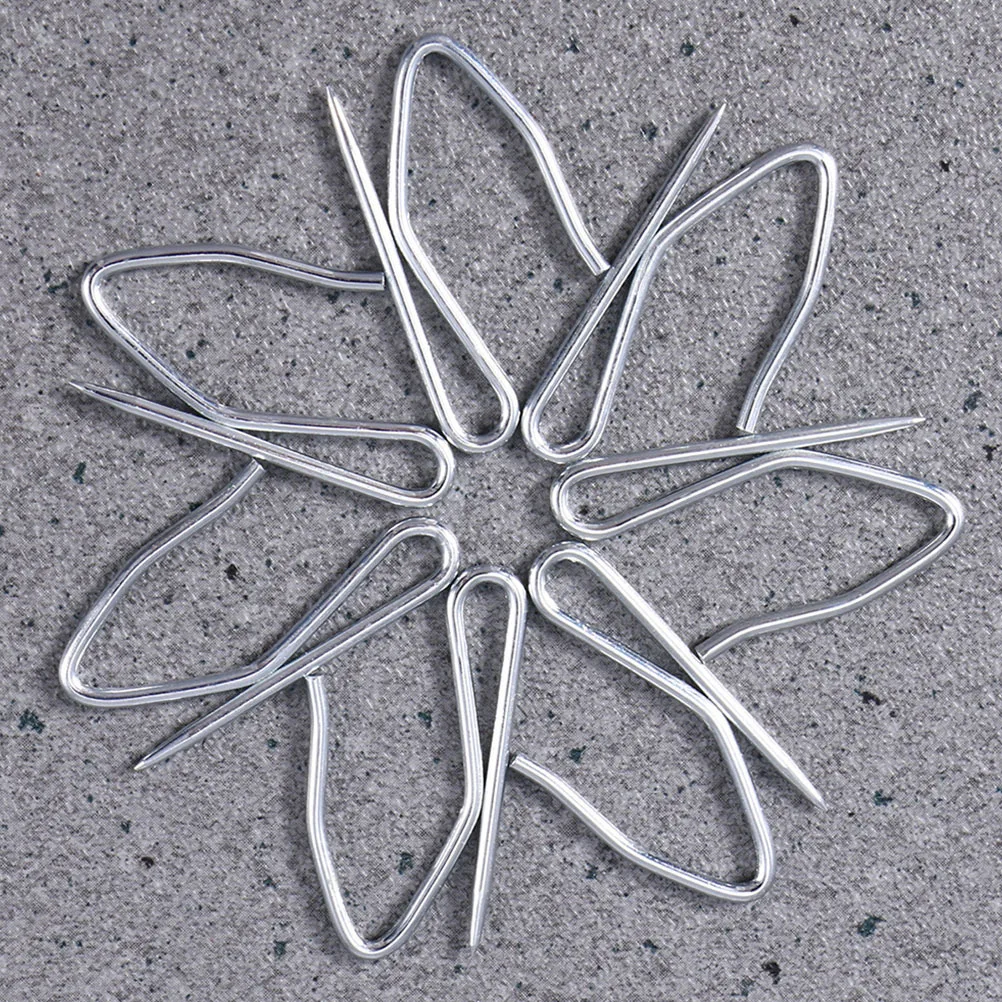 

58Pcs Rust-Proof Stainless Steel Curtain Hooks Pin-on Drapery Hooks for Shower Curtains Window Drapes Hardware