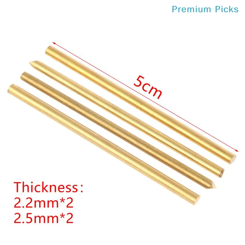 portableH62 Copper Replacement Parts 4Pcs 2.2mm 2.5mm Durable Rod Set for 91mm Victorinox SAK Knife Upgrade