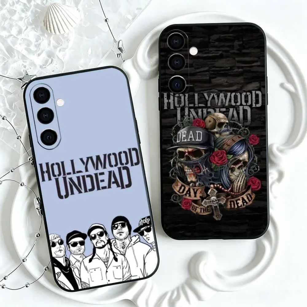 Чехол для телефона Band H-Hollywood Undead, черный, силиконовый, мягкий, для Samsung Galaxy A73, A72, A71, A70, A53, A52, A51