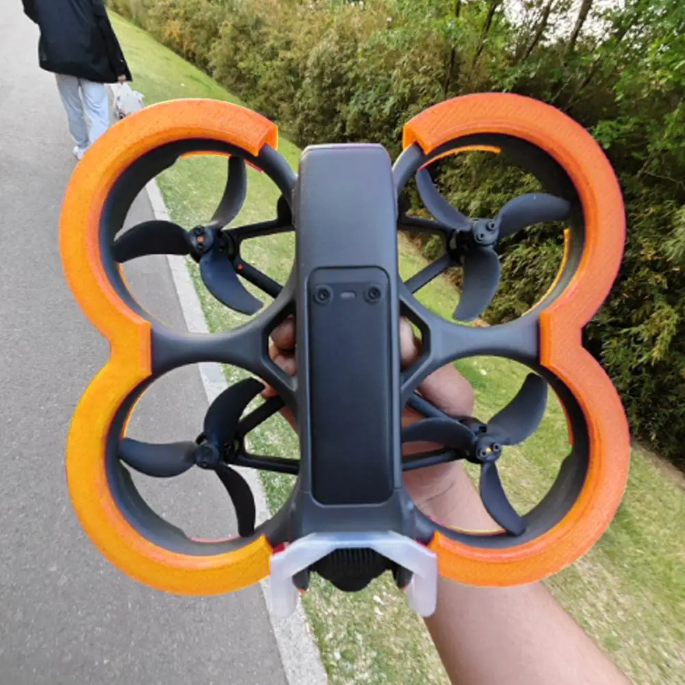 Newest Orange Frame Drone Protective Frame 3d Printing Anti-collision Device Bumper for dji Avata 2 Drone Accessories Y4q9