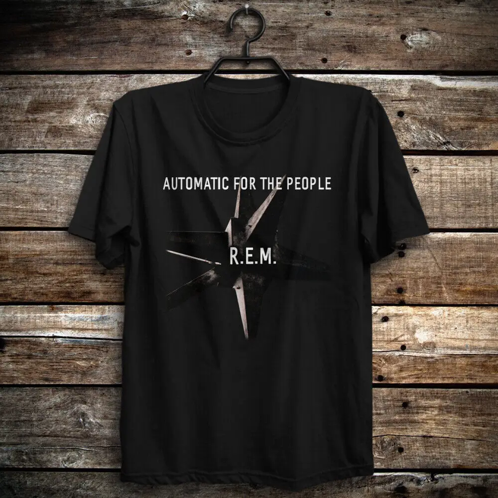 Retro Automatic for the People T Shirt R E M Michael Stipe Peter Buck Mike Mills