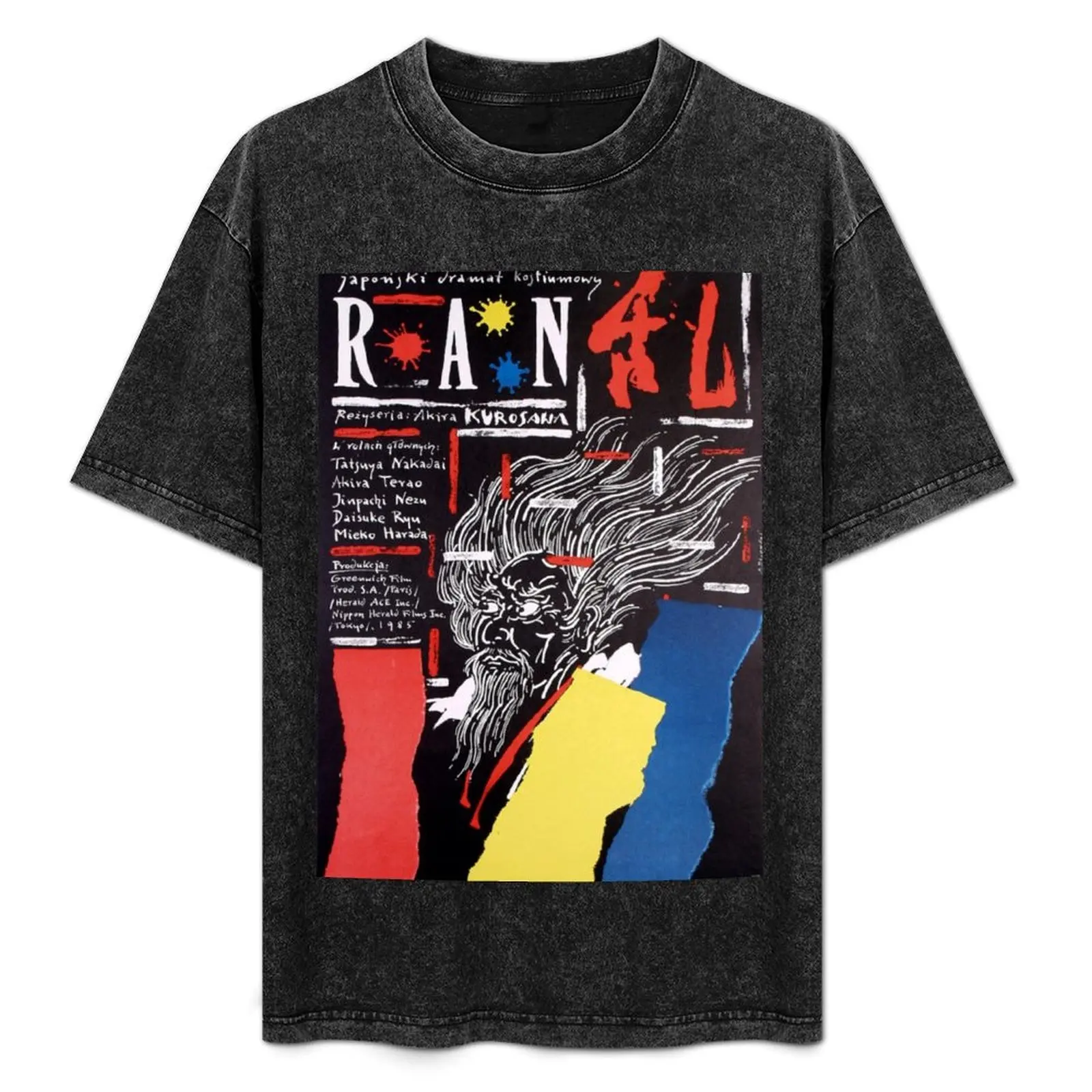

Ran by Akira Kurosawa T-Shirt anime tshirt Blouse for a boy mens designer t shirt