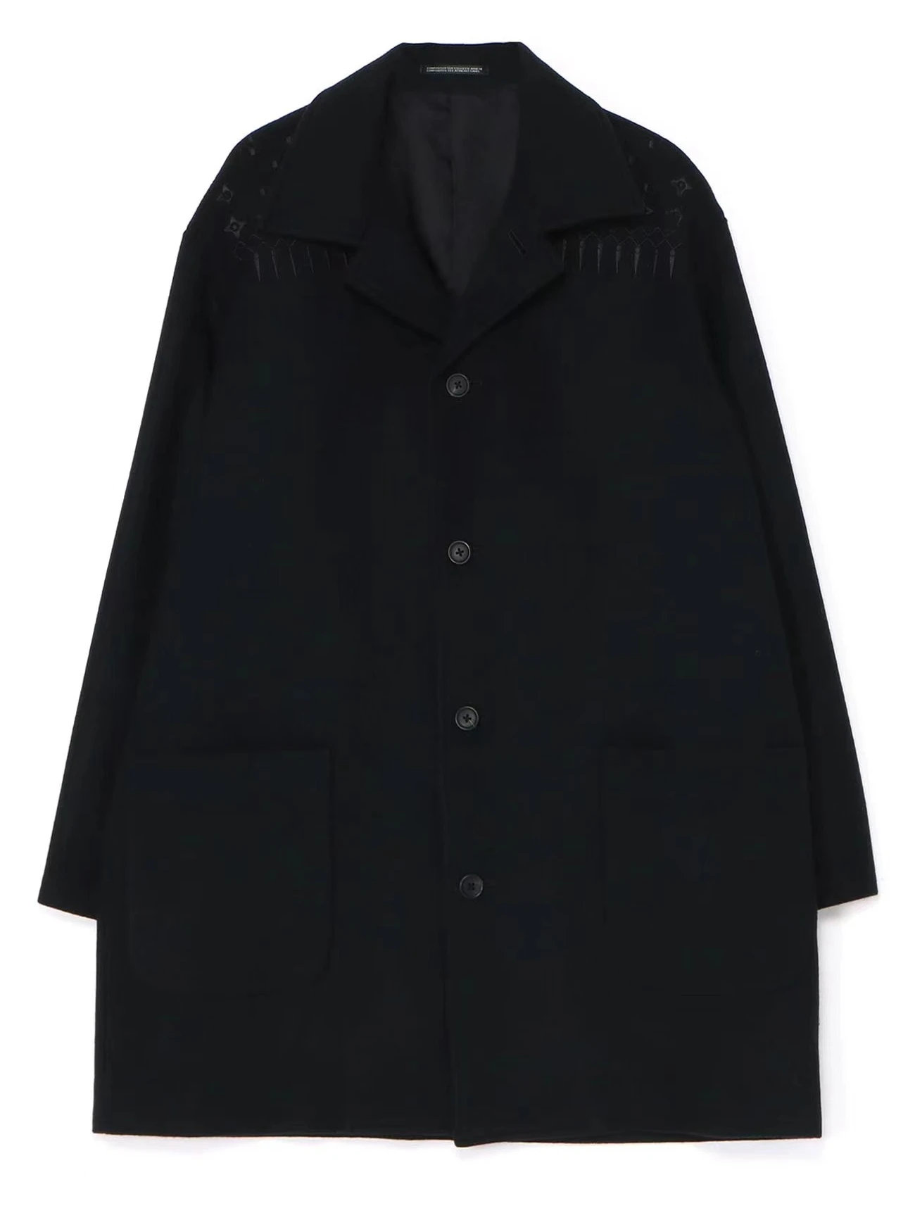 YAMAMOTO-Style Coat 2024 HighQuality Dark Style Wool Coat Autumn/Winter Personality Heavy Industry Trench Coat