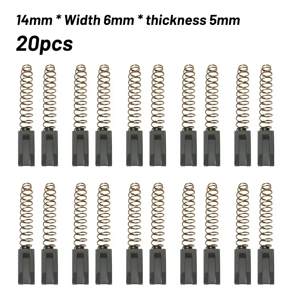 20PCS Carbon Brushes Replacement For Triac S/PID Hot Air Welding /plastic Welding Machine Motor Carbon Brush