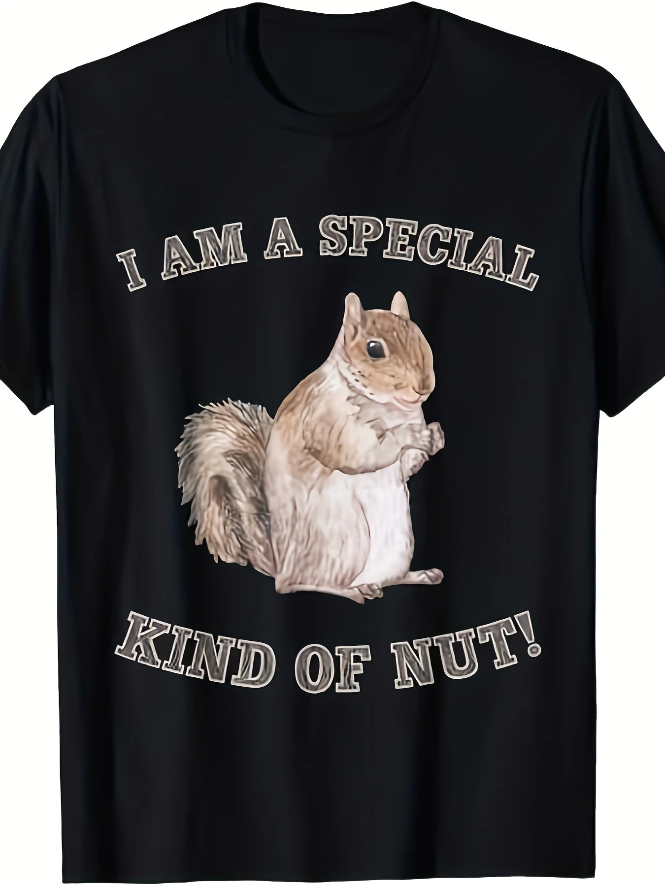 Funny Chipmunk T-Shirt for Men - Unique Nutty Forest Animal Design