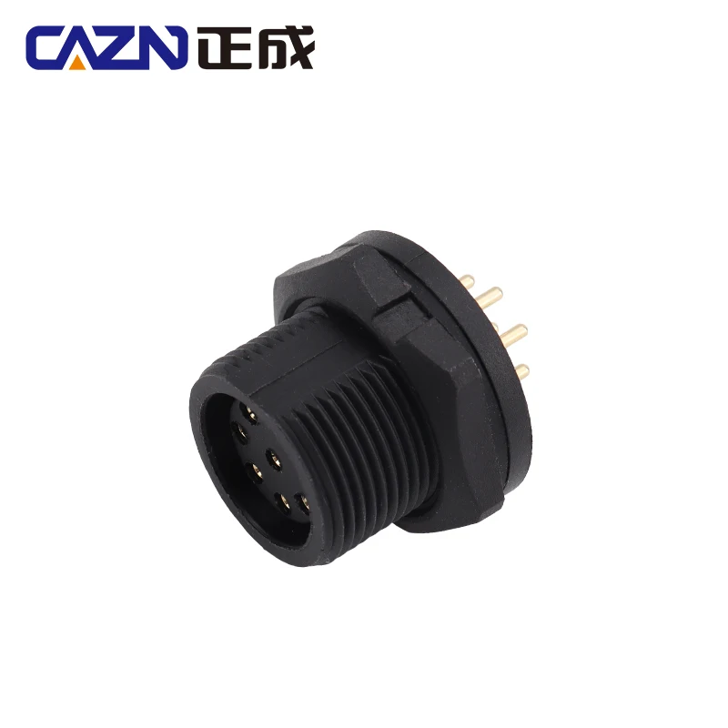 

E10 Equivalent LTW PCB Panel Mount Built In Waterproof Connector Threaded 2 3 4 5 6 7 8 10 12 Pin Socket