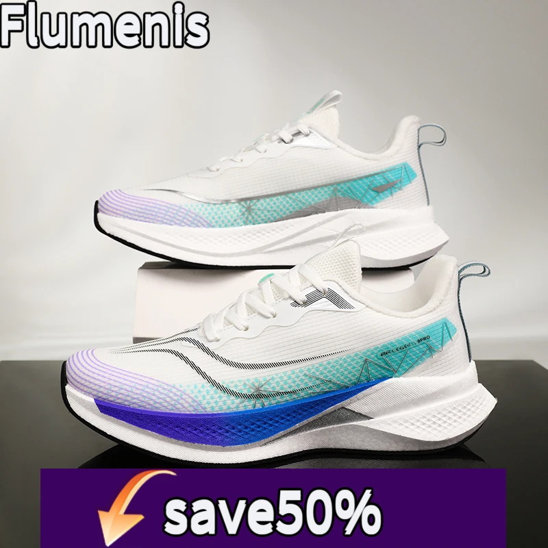 Flumenis Warm Fleece Running Shoes for Men Women Winter Outdoor Sneakers Anti Slip Wear Resistant Cushioned Jogging Shoes