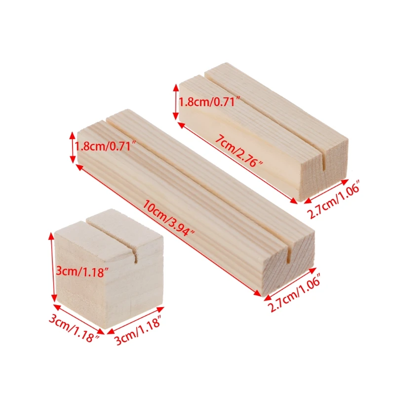 Giá đỡ bảng hiệu bằng gỗ Giá đỡ thực đơn cho bữa tiệc tối Trang trí sự kiện S/cho M/L