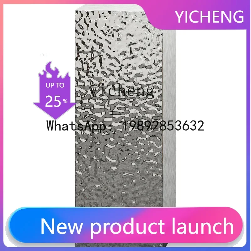 

CF Water Corrugated Metal Stainless Steel Display Table Crafts High and Low Table Display Decorative Base Ornament