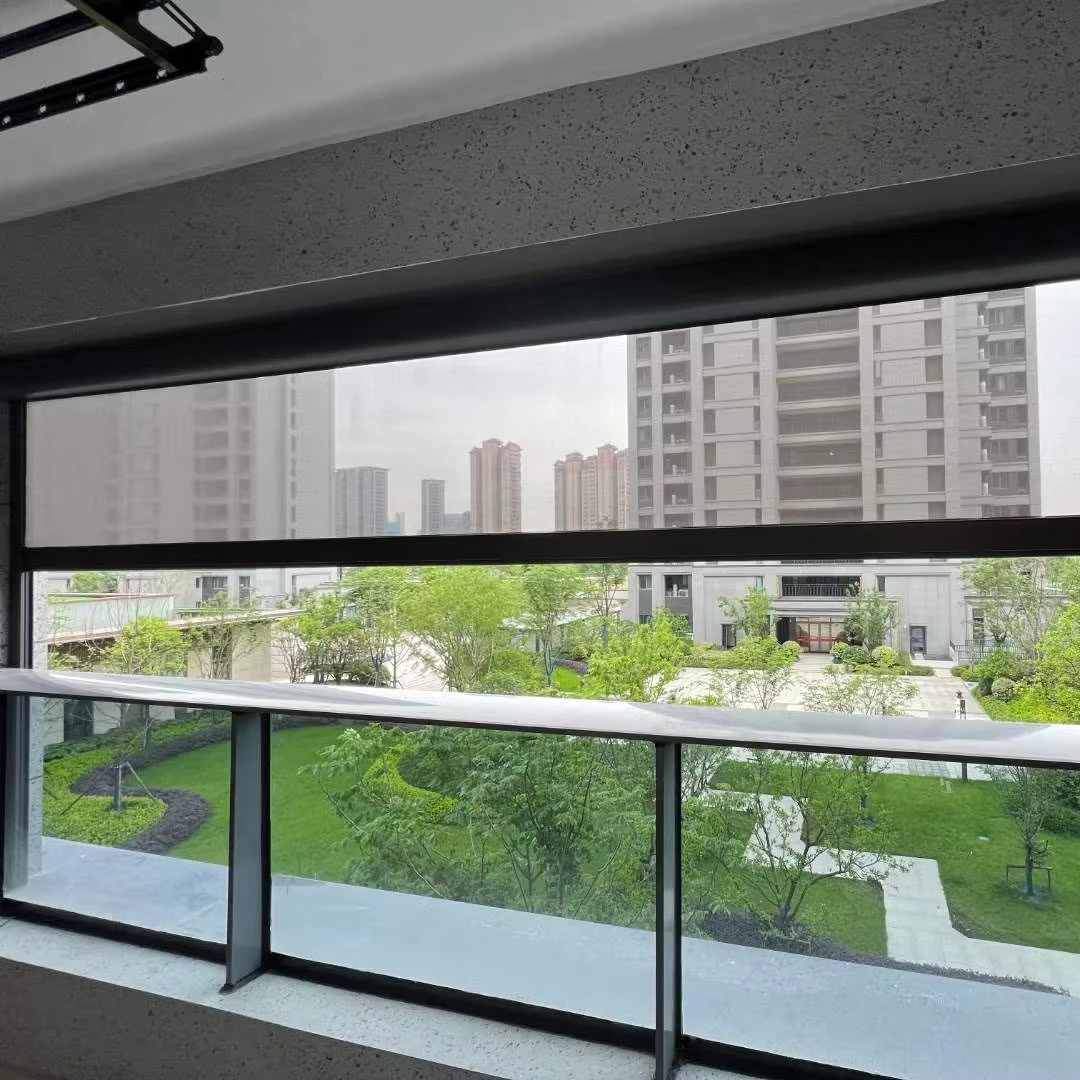 

Window Windproof Motorized Zip Track Blinds /Roller Blinds