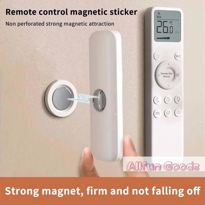 Remote Control Magnetic Tape TV Air Conditioning Remote Control Wall Fixed Storage No Drilling Wall Mounted Strong Magnetic Hook