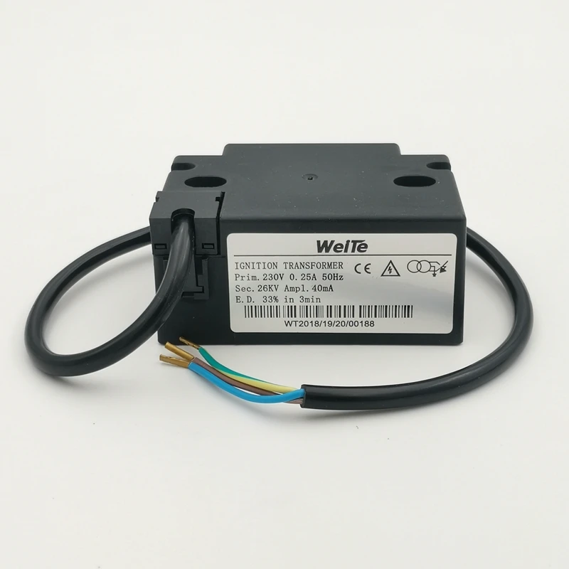 230V Electronic Type High Voltage Pulse Igniter Boiler Ignition Coil 26KV 11KV Diesel Gas Burner Universal Ignition Transformer