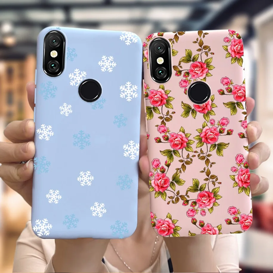 Dành Cho Xiaomi Redmi Note 6 Pro Ốp Lưng Thời Trang Bé Gái Xinh Xắn Sơn Mềm Điện Thoại TPU Dành Cho Nồi Cơm Điện Từ Redmi Note 6 pro Redmi 6 Pro Fundas