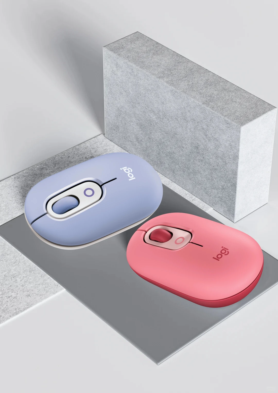 LogitechPOPwide Rubber Rollers Not Only Roll Smoothly, But Also Quietly and Quietly, Bringing A Comfortable Operating Experience