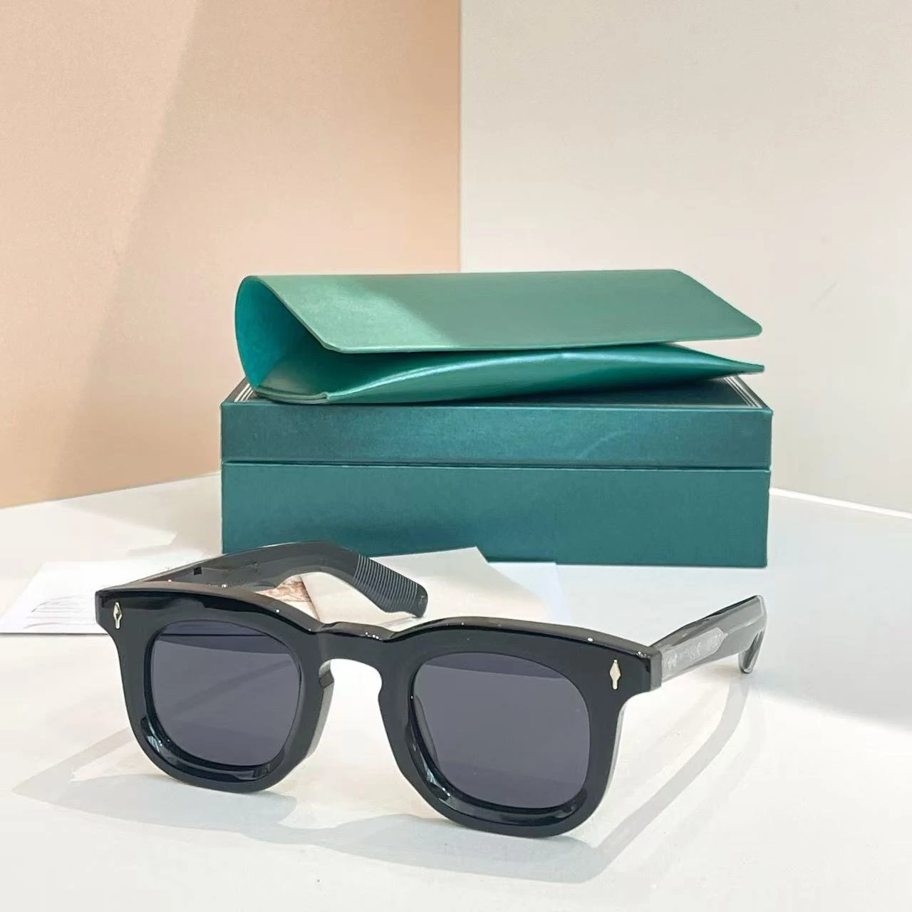 

JMM INS 2025 Handmade Japanese Designer Brand Sunglasses Photochromic High Quality UV400 Men's Women's Acetate Glasses with Case