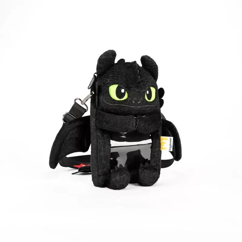 Potdemiel Toothless Mobile Bag Kawaii Mobile Storage Bag Travel Diagonal Cross Bag Couple Bag Children Birthday Gift view 4