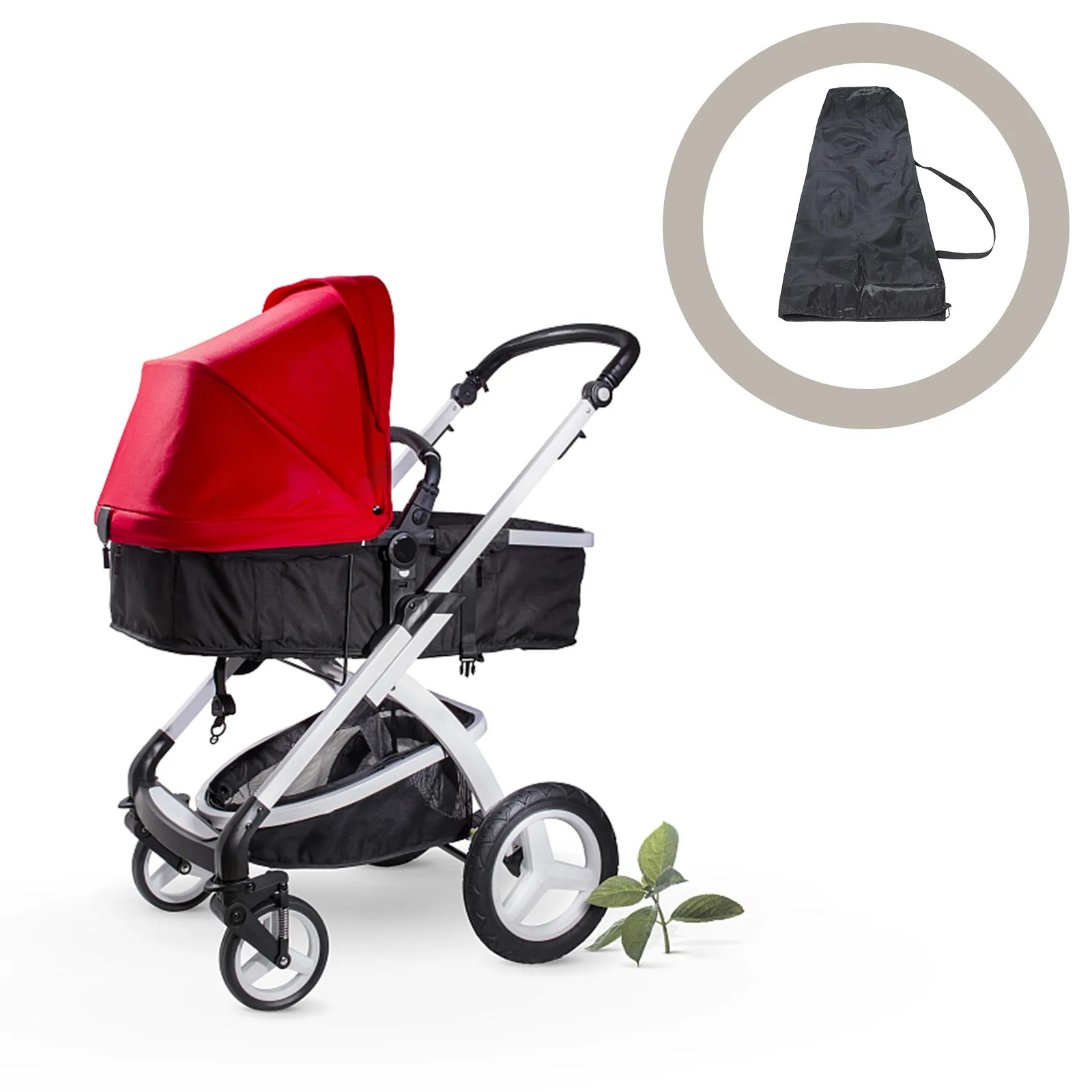 

Premium Heavy-Duty Oxford Cloth Stroller Travel Bag for Airplane Gate Check Padded Protection Lockable Drawstring Two Shoulder