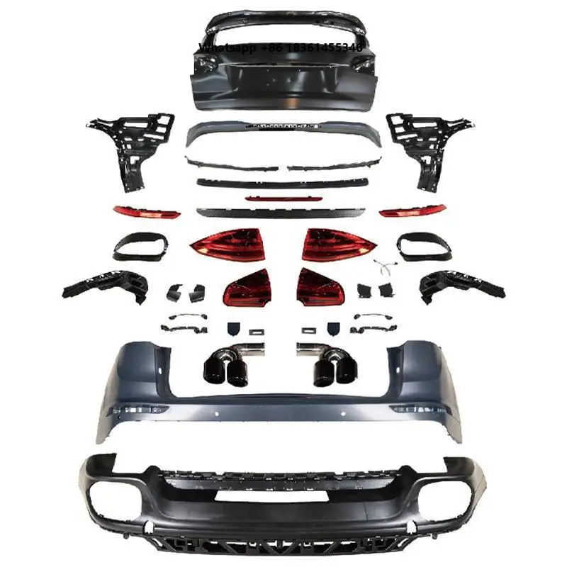 For 958.1 2011-2014 modified 958.2 GTS style rear bumper trunk gate Car Tail Body kit