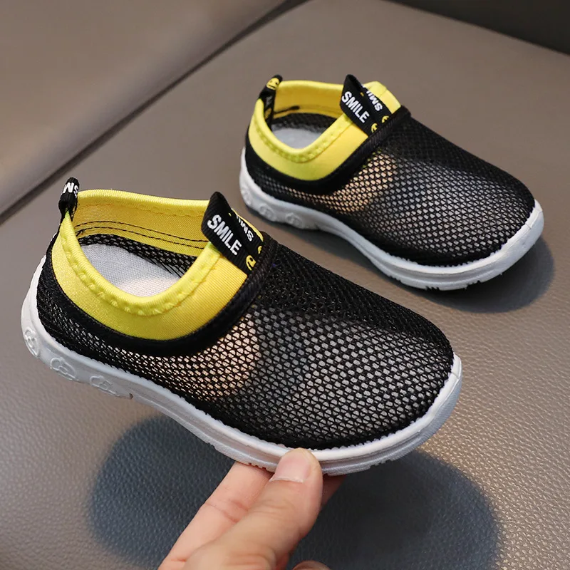 Summer Breathable Mesh Casual Shoes for Kids 2-10Years Boys Fashion Sport Shoes Girls Soft Bottom Running Shoes Student Shoes