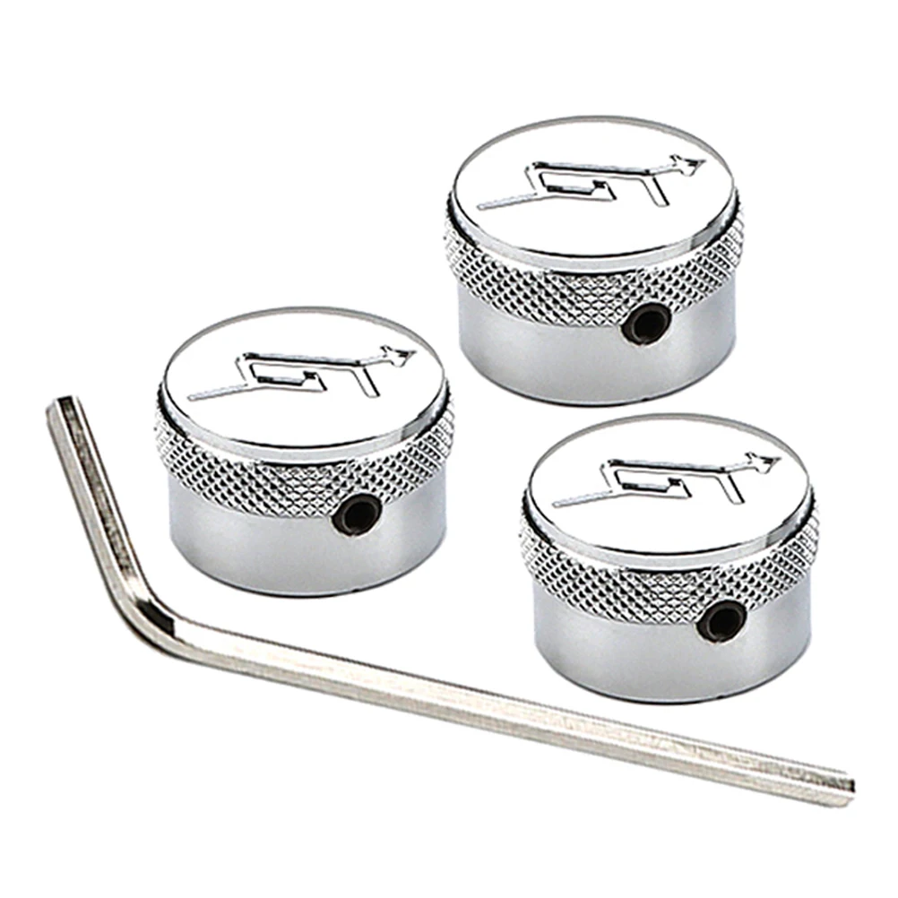 

1Set Guitar Bass Knobs Alloy Durable Volume Control Replacement Parts for Electric Guitar Tone and Volume Resistant