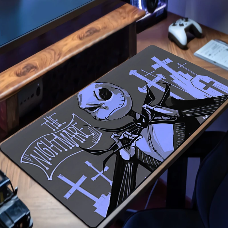 

Mouse Pad Mousepad Computer Disney Movies J-Jack S-skellington Keyboard Pad Mouse Mat Gamer Soft Office Carpet Mat Desktop Mat