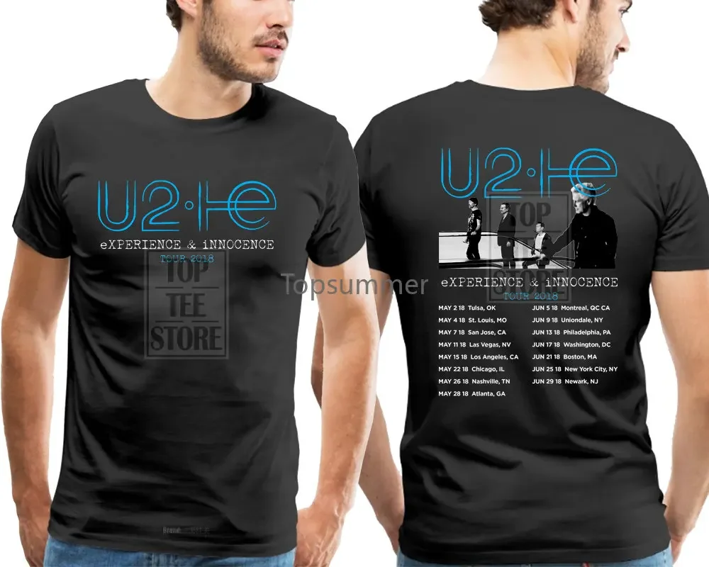 U2 Experience Innocence Tour 2018 T Shirt Men'S Size S To 4Xl