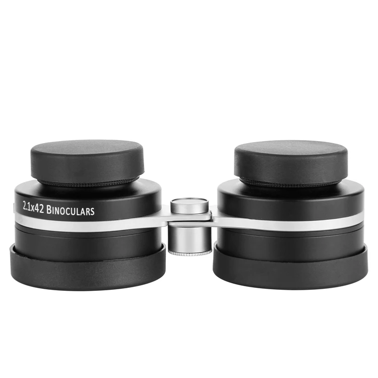 2.1X42 Binocular Telescope with HD Viewing for Opera Theater and Star Observation Portable Compact Binoculars
