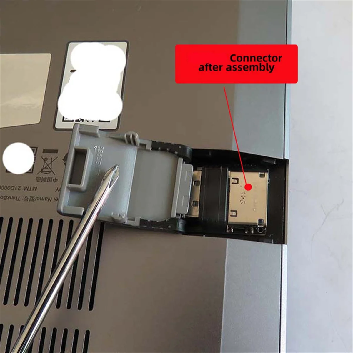 محول مضيف PCI-E 3.0 M.2 M إلى Oculink SFF-8612 SFF-8611 لبطاقة الرسومات الخارجية ThinkBook 14+ وSSD