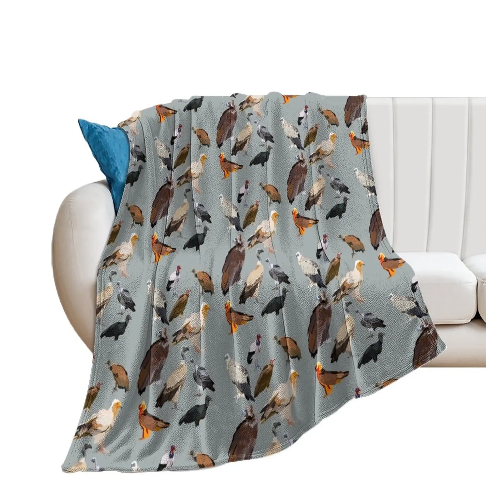 

V is for Vulture Throw Blanket Extra Large Throw Bed Fashionable Blankets