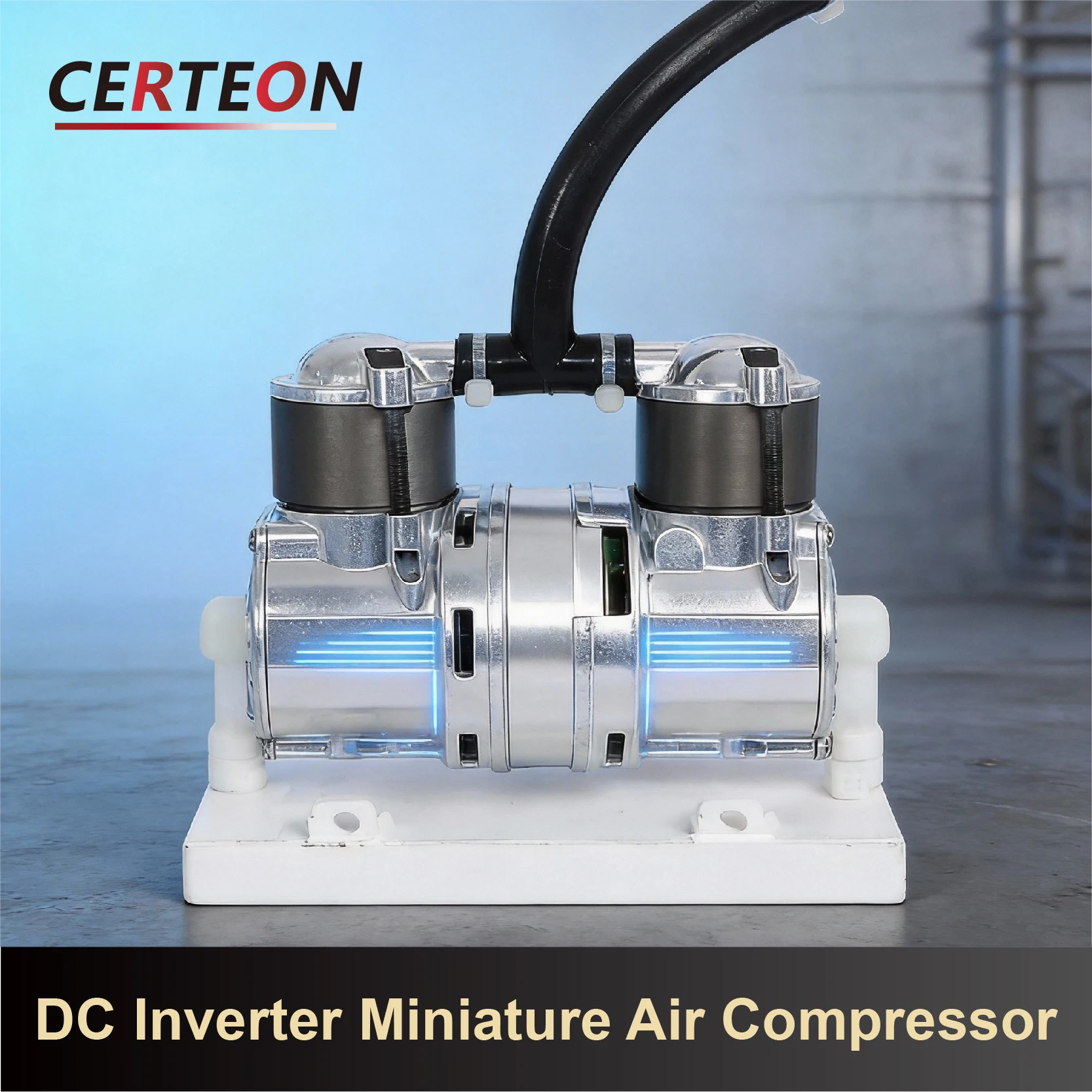 Brushless Motor Compressor Oxygen Pump Double Cylinder Compression Pump DC Brushless Air Pump Micro Motor