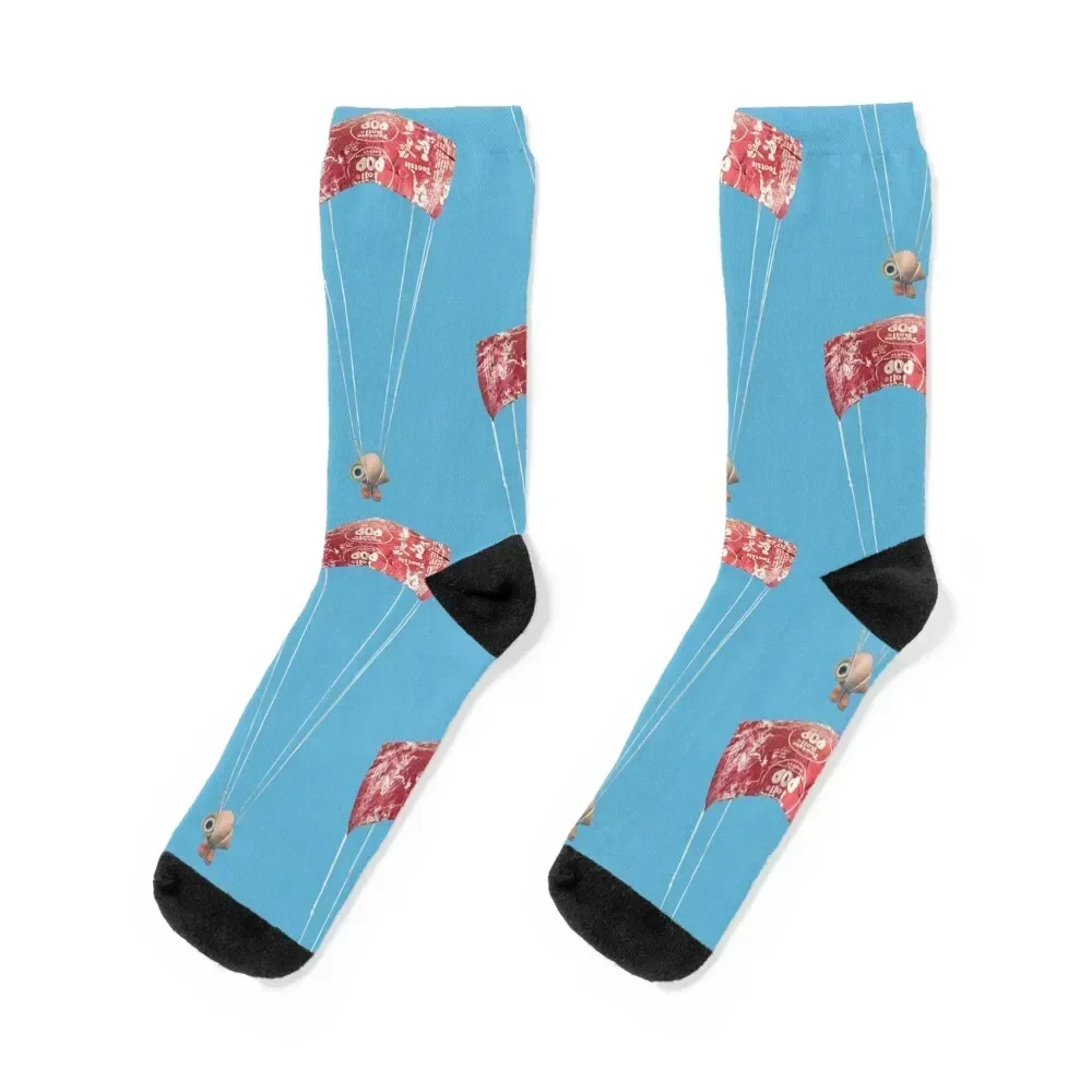 Shell with shoes parachuting (blue) Socks snow colored funny gifts new in's Women's Socks Men's