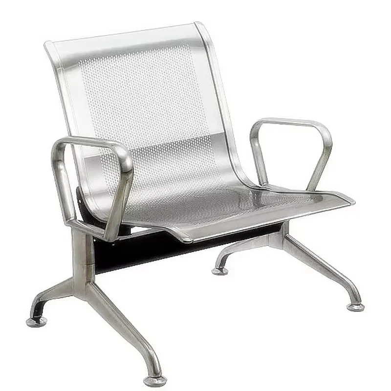 Metal Waiting Room Chair Customer Seating Bench for Office Hospital Clinic Reception Area Durable Steel Frame Public Lounge