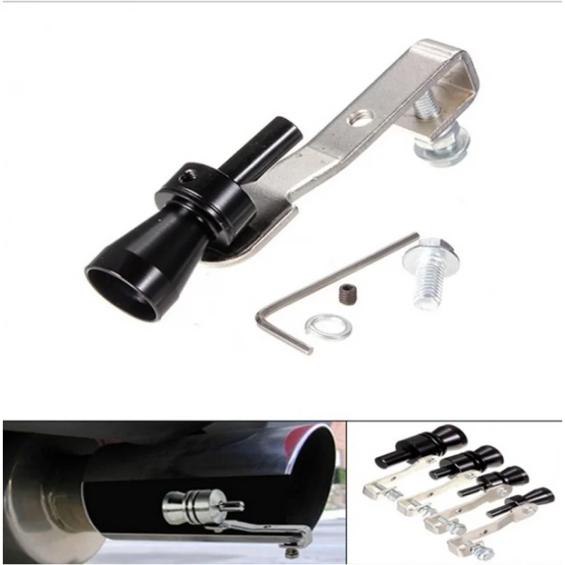 1pc Car Turbo Whistle, Universal Car & Motorcycle Exhaust Sound Simulator, S Size