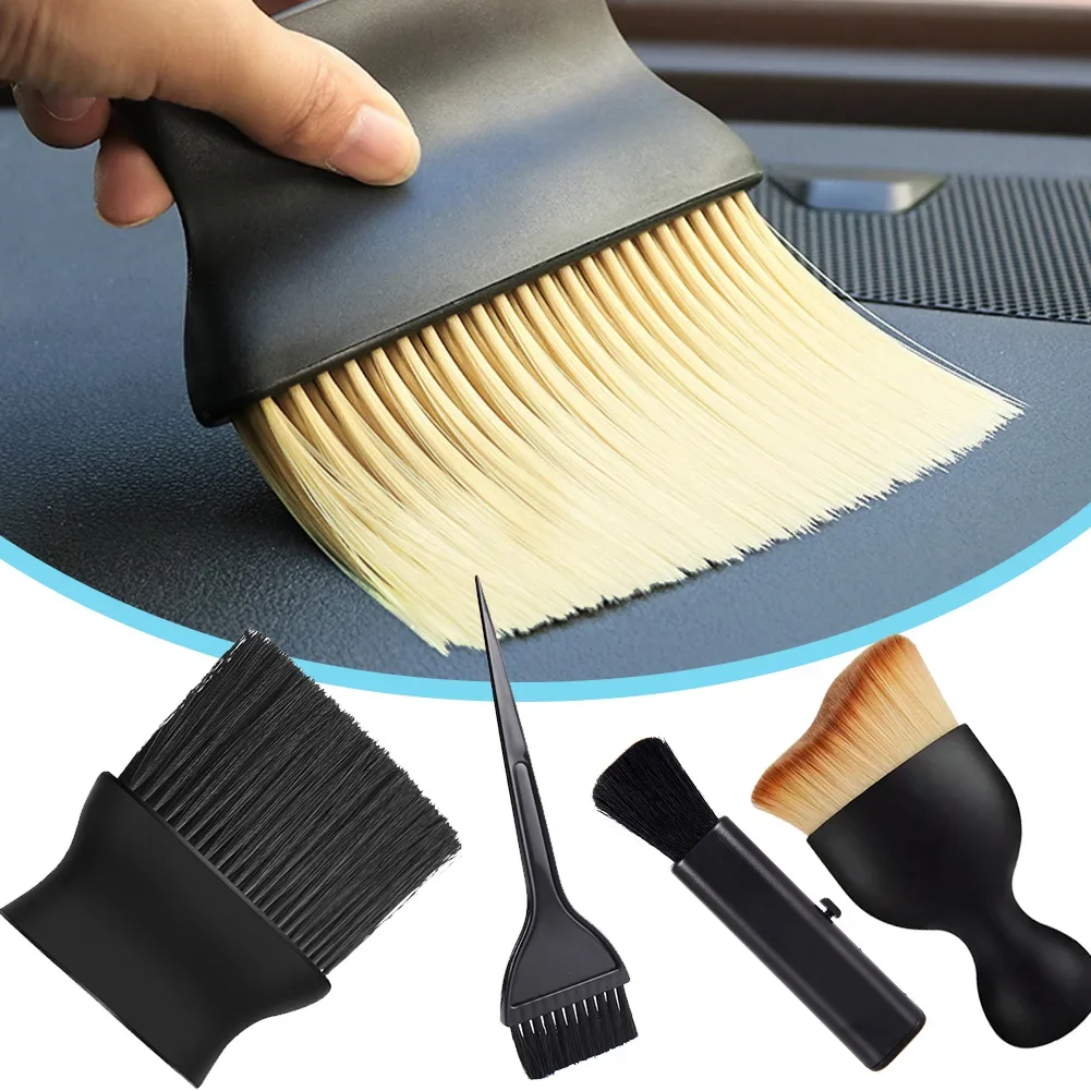 

Car Interior Cleaning Tool Air Conditioner Air Outlet Cleaning Brush Car Soft Brush Car Crevice Dust Removal Artifact Brush