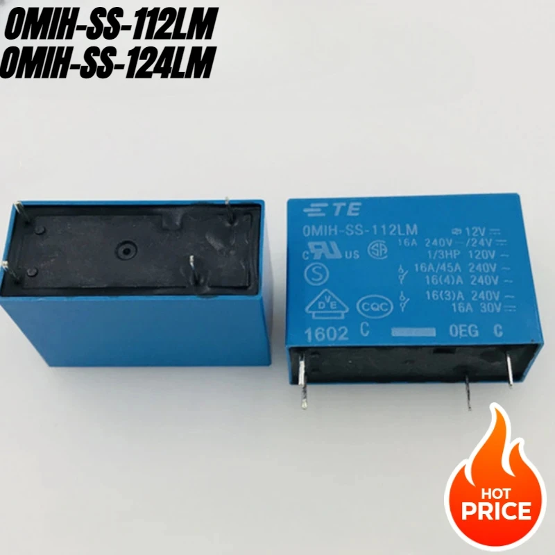 （Brand-new）1pcs/lot 100% original genuine relay:OMIH-SS-112LM OMIH-SS-124LM  12V 24V 4pins 16A