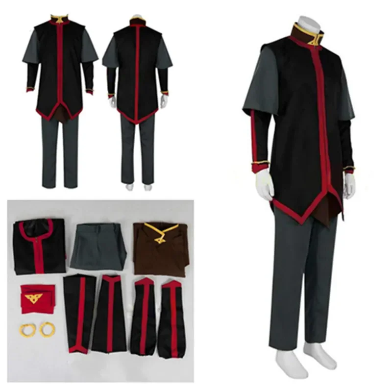 

Avatar Aang Cosplay Costume Men Coat Pants Gloves Outfits Halloween Carnival Party Disguise Suit