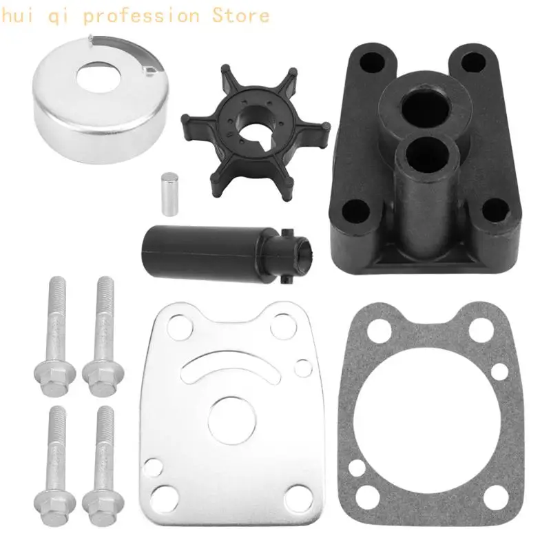 Marine-Wasserpumpen-Service-Kit mit Laufrad-Verschleißplatte, Dichtung, Gehäuseteilen für kleine 4A 4HP 5C – Detail 8