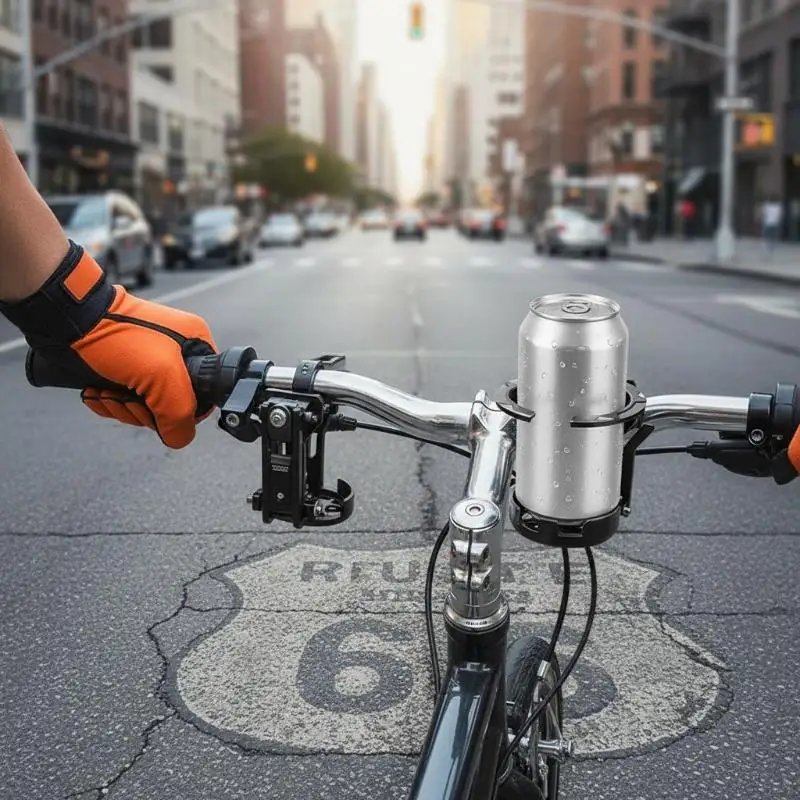 Motorcycles Water Bottle Holder 1Pcs Foldable Cup Bracket Portable Accessory for Diverse Riding Scenarios
