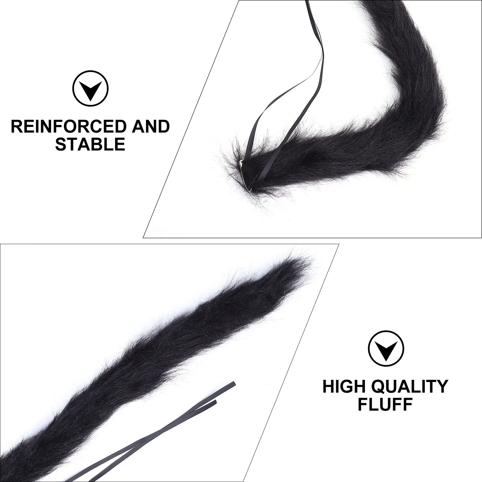 

1pc Accessory Light Durable Halloween Decor Decor For Cosplay Supplies Costume Party Prop Halloween Tail Costume Party Cat Tail