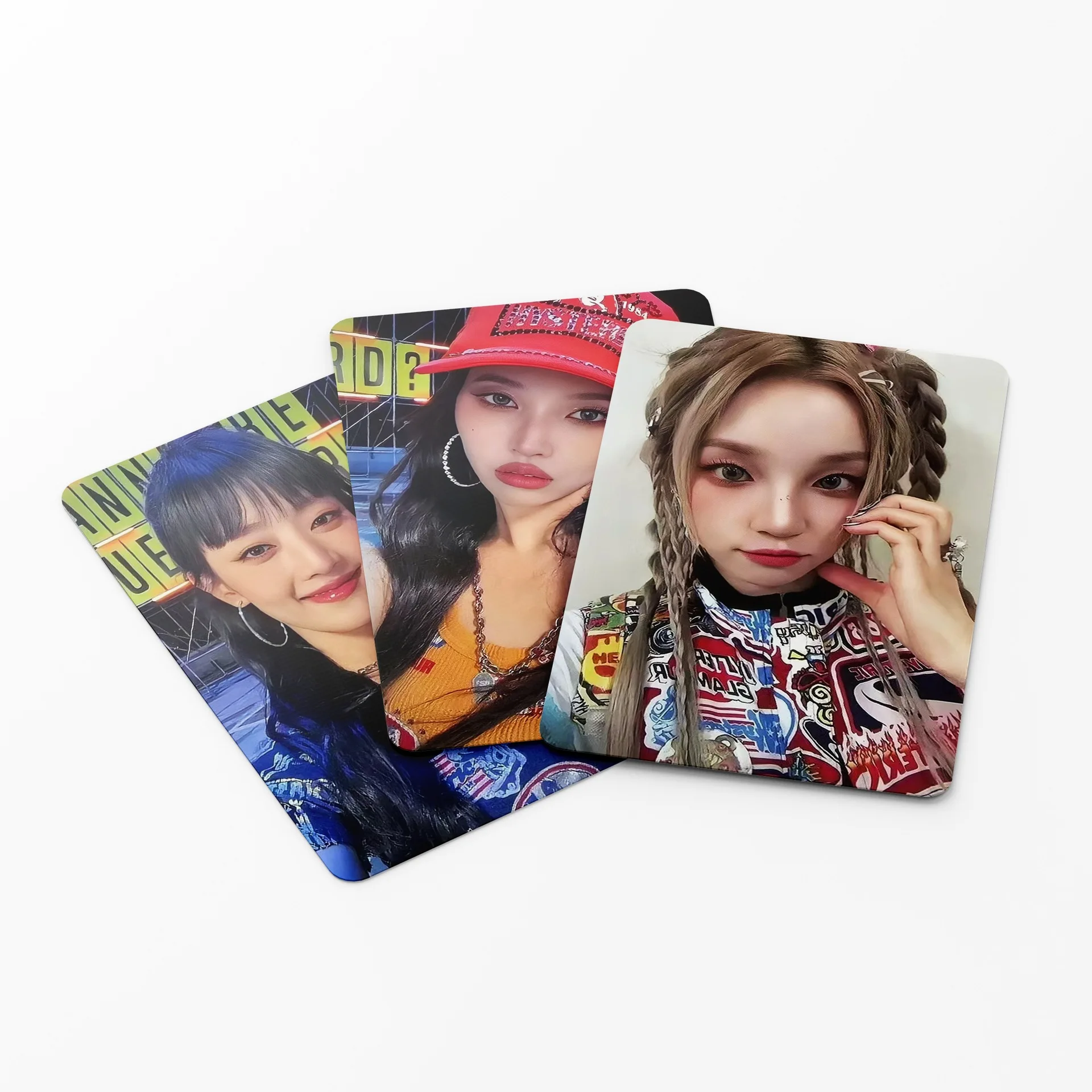 55pcs/box Kpop GIDLE I am FREE-TY Album Lomo Cards IVE Girls I Burn Photo Card Minnie Postcard Fans Gift 55pcs
