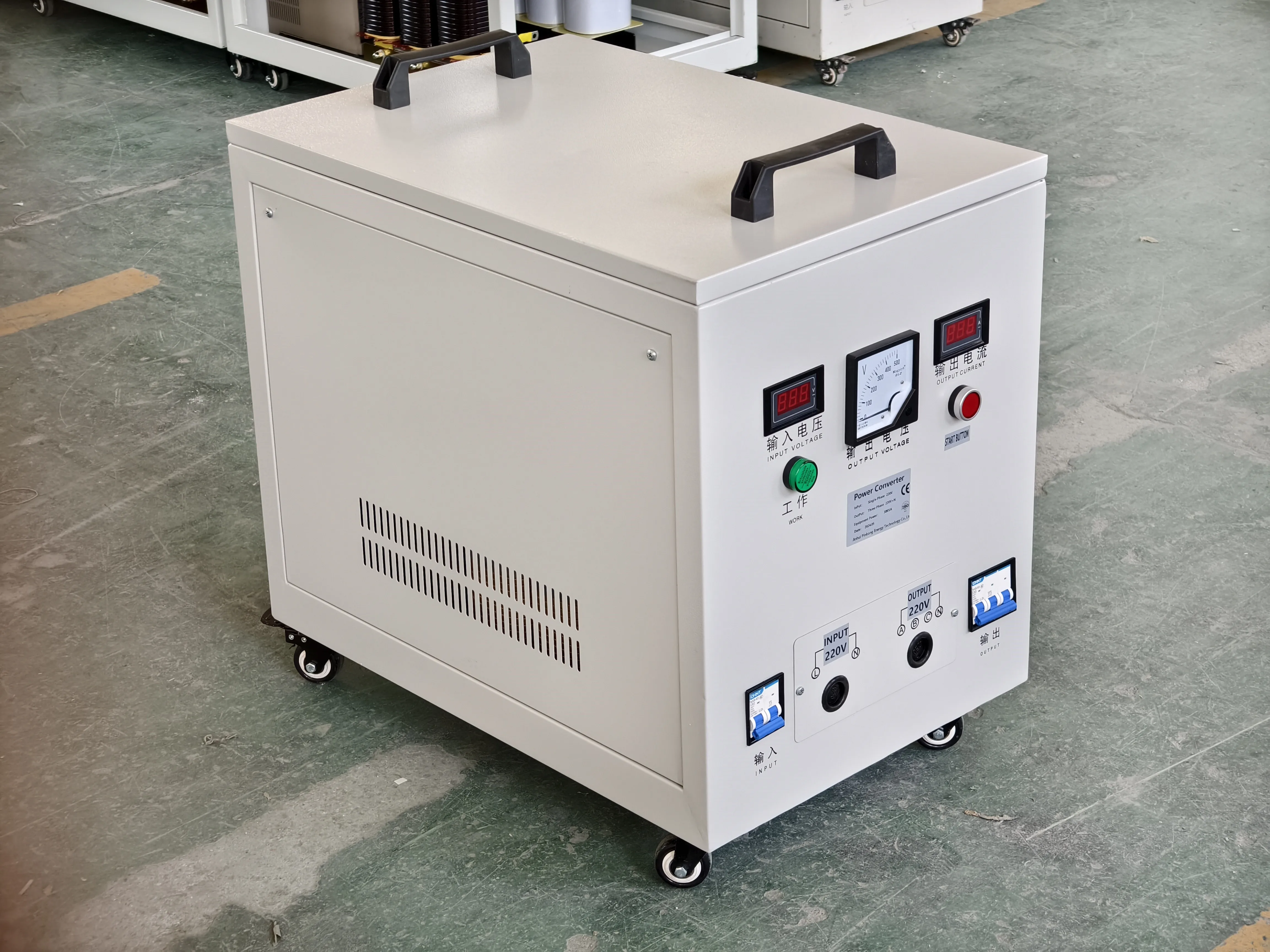 30KVA 40KVA 50KVA Single To Three Phase Voltage Converter Transformer 110 To 220V To 380V