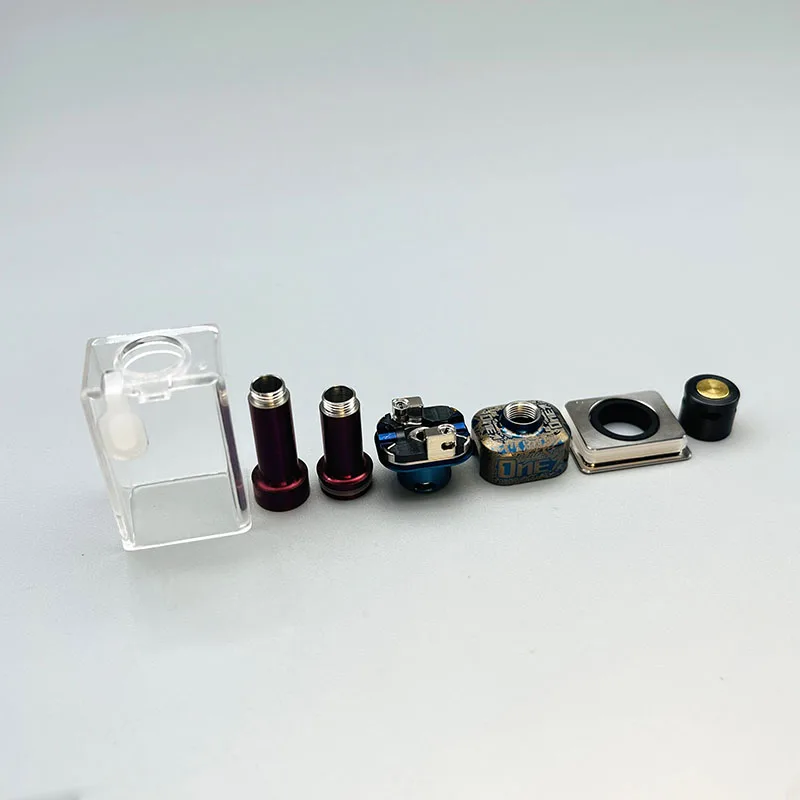 DSXvape Sturdy ONE 스타일 Oneup 업그레이드 RBA 탱크 키트 316SS, Air Pins1/2/2.5/3.0/4.0mm, Billet Box boro/Dotaio Aio Mod용