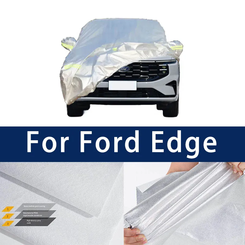 

Full car hood dust-proof outdoor indoor UV protection sun protection and scratch resistance For Ford edge Car Umbrella